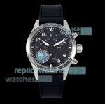BLS Swiss New Clone IWC Pilot's Performance Chronograph AMG 41mm Black Watch 